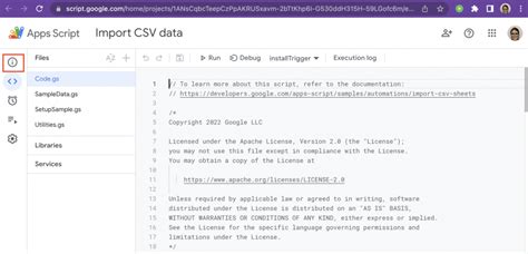 what language is google sheets apps script