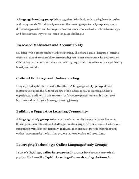 what language is study group in