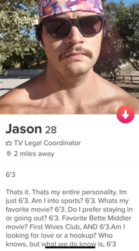 what makes a good tinder bio for guys