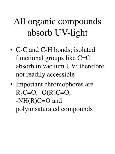 What Materials Absorb Uv Light