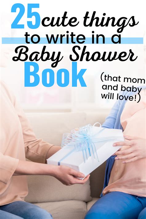 What Message To Write In Book For Baby Shower