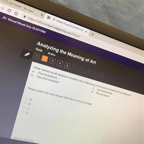 what method of art analysis considers the underlying