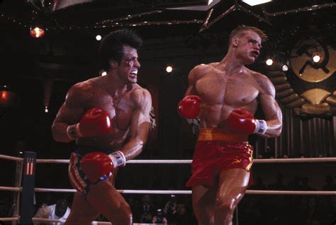 what movie does rocky fight drago