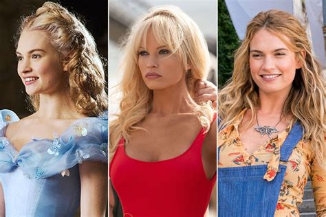 what movies did lily james play in