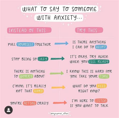what not to say to someone with anxiety