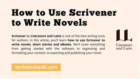 what novelists use scrivener