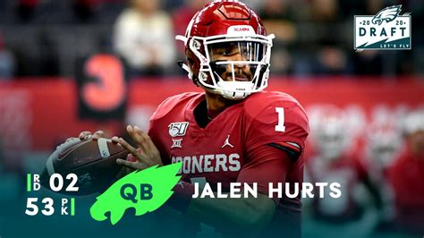 what pick was jalen hurts drafted