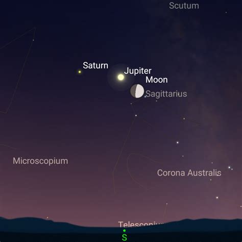what planet is visible near the moon tonight