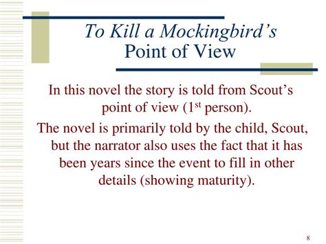 What Point Of View Is Used In To Kill A Mockingbird