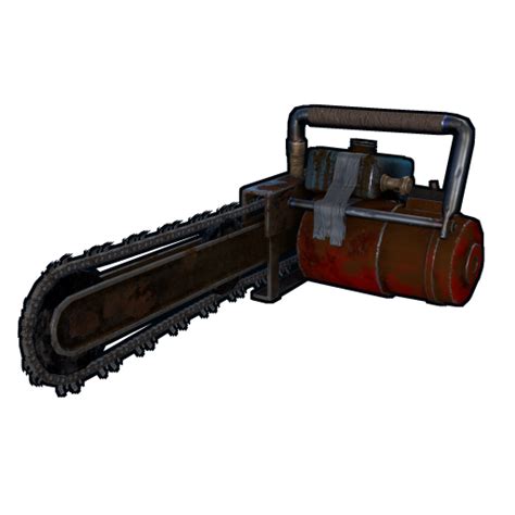 What powers a chainsaw in rust