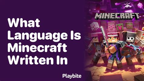 what programming language is minecraft written in