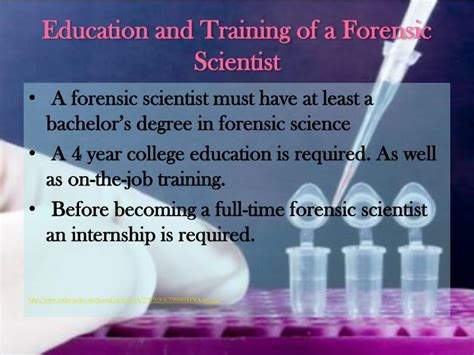 what qualifications are required to be a forensic scientist