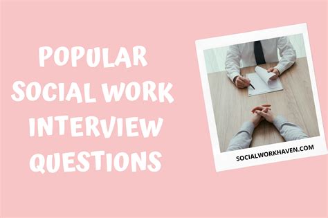 what questions are asked in a social work interview