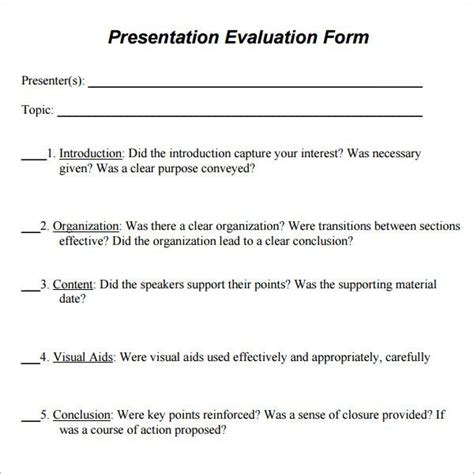 what questions to ask in a survey after a presentation