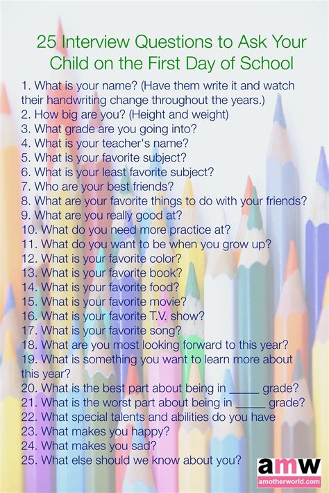 what questions to ask interviewer for school