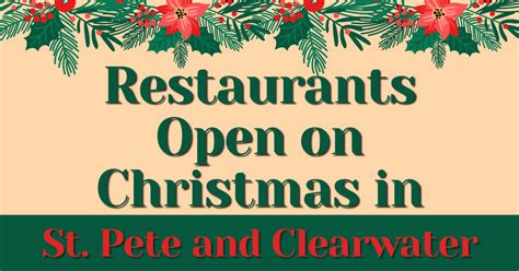 what restaurants are open on christmas day mn