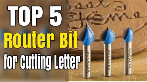 What Router Bit To Use For Letters