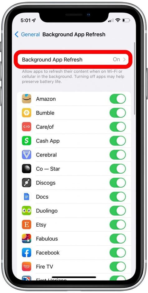 What S Background App Refresh Iphone