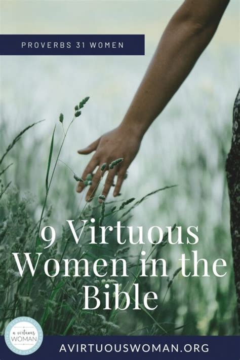 what scripture describes a virtuous woman