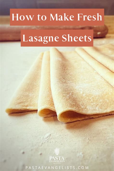 What Setting For Lasagna Sheets