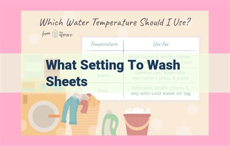 What Setting To Use To Wash Sheets