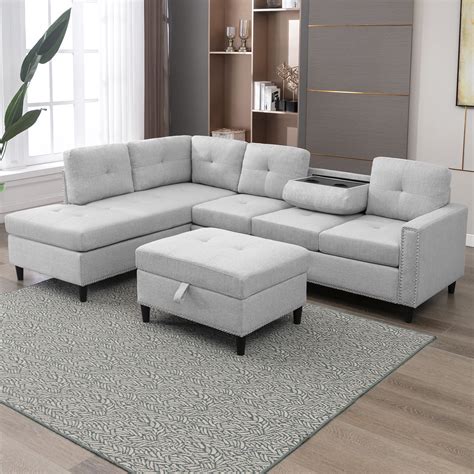 What Shape Ottoman For Sectional