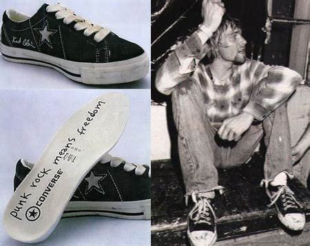 what shoes did kurt cobain wear when he died