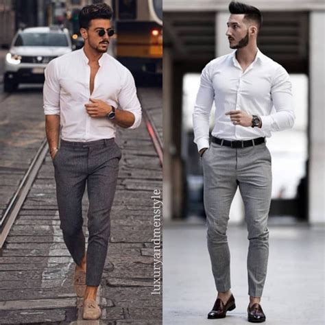 what shoes to wear with grey pants male casual