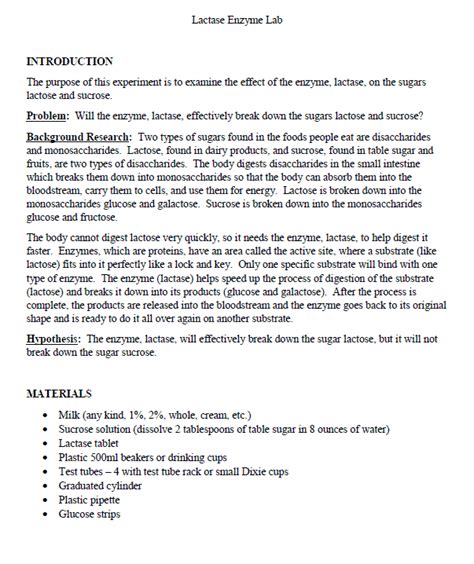 what should an introduction to a lab report include