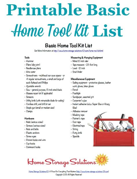 What Should Be In A Basic Tool Kit