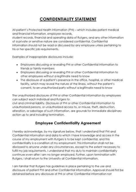 what should be included in a privacy statement