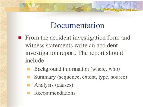 what should documentation include