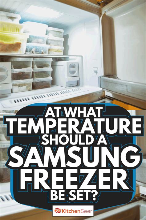What Should Freezer Be Set Too