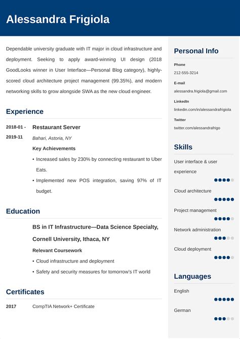 what should i write objective in cv