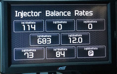 LB7 Injector balance rates on edge CTS2 insight not working? Duramax
