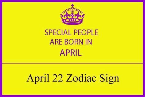 what sign is april 22nd