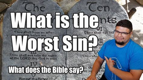 what sin is the worst in the bible