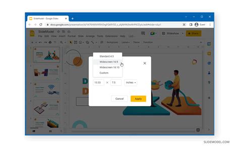 what size is a google slides presentation