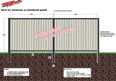 what size is a standard fence panel