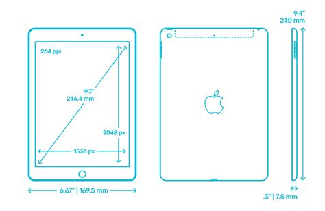 what size is the ipad air 5th generation