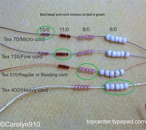 What Size String For Seed Beads