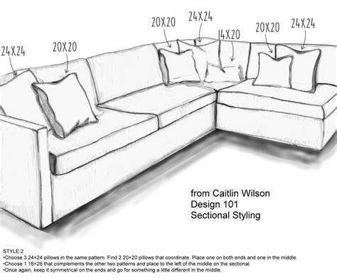 What Size Throw Pillows For Sectional