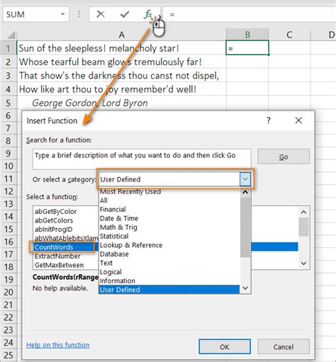 what software is used to create user defined functions in excel