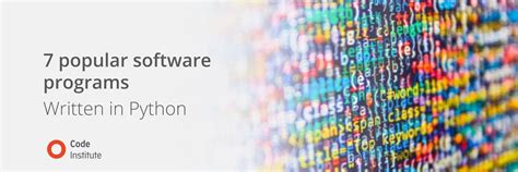 what software is written in python