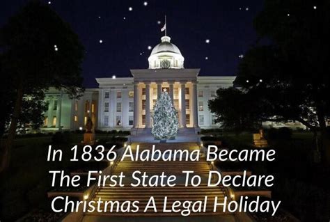what state was the first to declare christmas a legal holiday