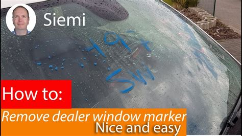 What Takes Off Window Marker