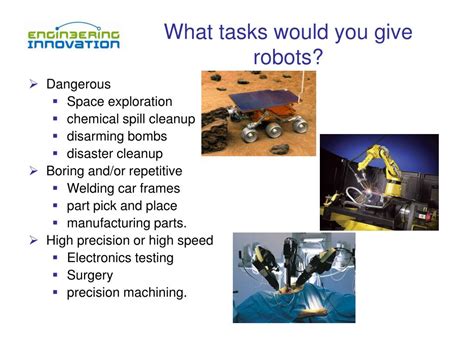 what tasks can robots do