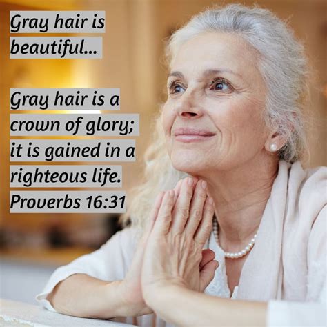 what the bible says about gray hair