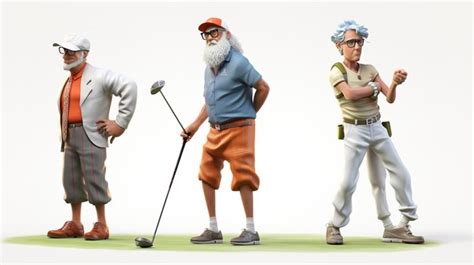 What The Golf Characters