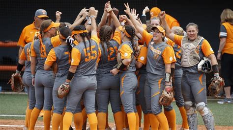 what time do lady vols play softball today